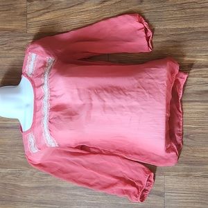 Lily Star Sheer Pink Blouse